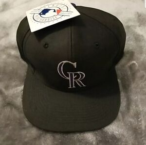 Vintage 90's Logo 7 Colorado Rockies Snapback Hat